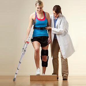 Folding Underarm Crutches Aluminum Frame