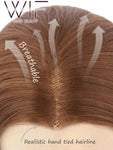 Straight Light Blonde Lace Front Synthetic Wig - Bosonshop