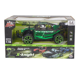 Bosonshop 1:18 2.4G 4WD 20KM High Speed Off-Road RC Die Cast Racing CombinationCar Battery Control Vehicle Presents for Kids