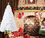 Bosonshop 6FT Premium Spruce Artificial Christmas Tree w/Metal Stand, White