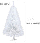Bosonshop 6FT Premium Spruce Artificial Christmas Tree w/Metal Stand, White