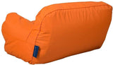 Bosonshop Kids Bean Bag Chair Self-rebound Sponge Double Children Lounger Sofa Bean Bags Seats for Toddlers Orange