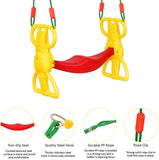 Bosonshop Multi-Child Swing Set Back to Back Rider Glider