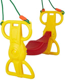 Bosonshop Multi-Child Swing Set Back to Back Rider Glider