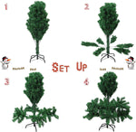 Bosonshop 9 FT High Artificial Christmas Pine Tree Fake Xmas Tree 1000 Tip Full Tree W/ Solid Metal Stand