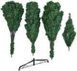 Bosonshop 9 FT High Artificial Christmas Pine Tree Fake Xmas Tree 1000 Tip Full Tree W/ Solid Metal Stand