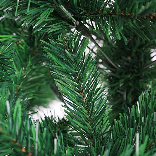Bosonshop 9 FT High Artificial Christmas Pine Tree Fake Xmas Tree 1000 Tip Full Tree W/ Solid Metal Stand
