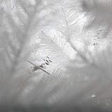 Bosonshop 8 Ft High Christmas Tree 1500 Tips Decorate Pine Tree W/ Metal Legs, White