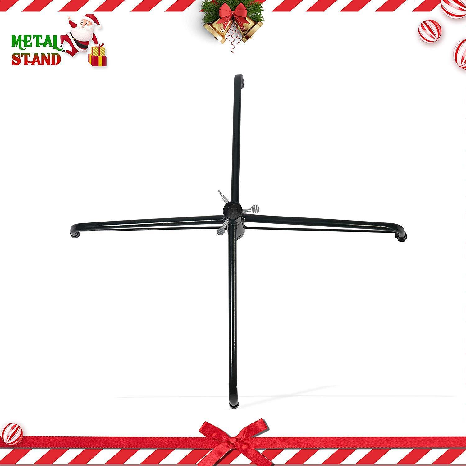 Bosonshop 5FT Upsidedown Premium Artificial Christmas Tree with Solid Metal Stand, Festive Indoor and Outdoor Decoration