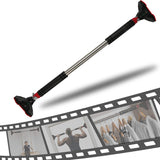Adjustable 36-49 Inch Upper Body Workout Bar Chin Up Bar with Safe Lock, No Screw Installation