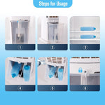 E-Macht 3-In-1 Evaporative Cooler Fan Portable Air Conditioner, Timer Bladeless Tower Fan