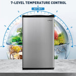 3.2 Cu.Ft. Mini Fridge Compact Refrigerator with Freezer for Home/Dorm/Office