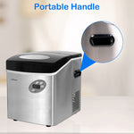 Portable Countertop Ice Maker Machine with Self-Cleaning Function
