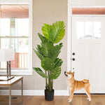 5' Artificial Monstera Plant in Pot Tree with 15 Leaves