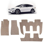7 Seat Car Floor Mats Set for Tesla Model X All Weather, Gray