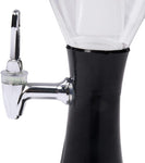 3L Draft Beer Tower Drink Beverage Dispenser Plastic w/ LED Lights & Ice Tube Keep Cold for Birthday Party Bar