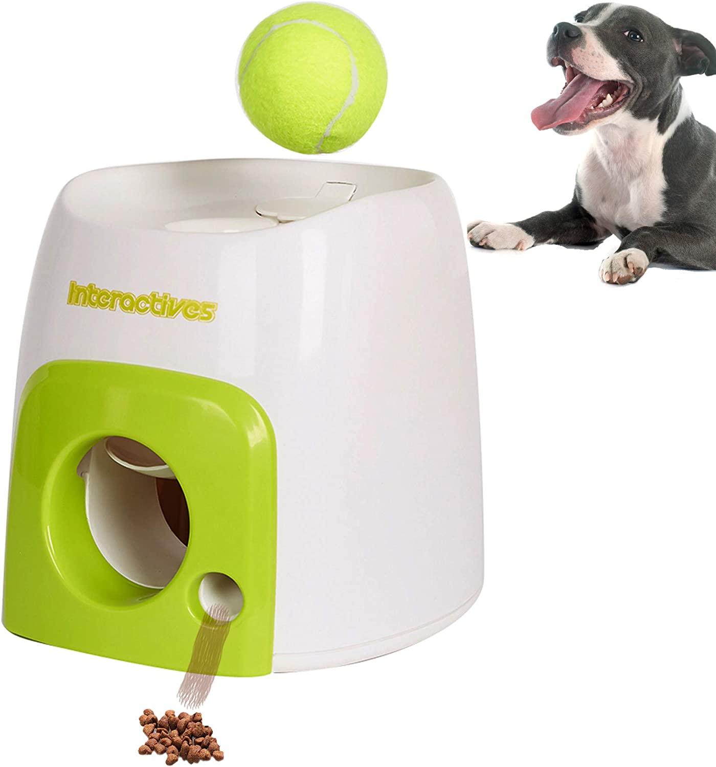 (Out of Stock) Interactive Dog Toys with Tennis Ball, Food Reward Toys for Dogs, Eco-Friendly BPA Free Material