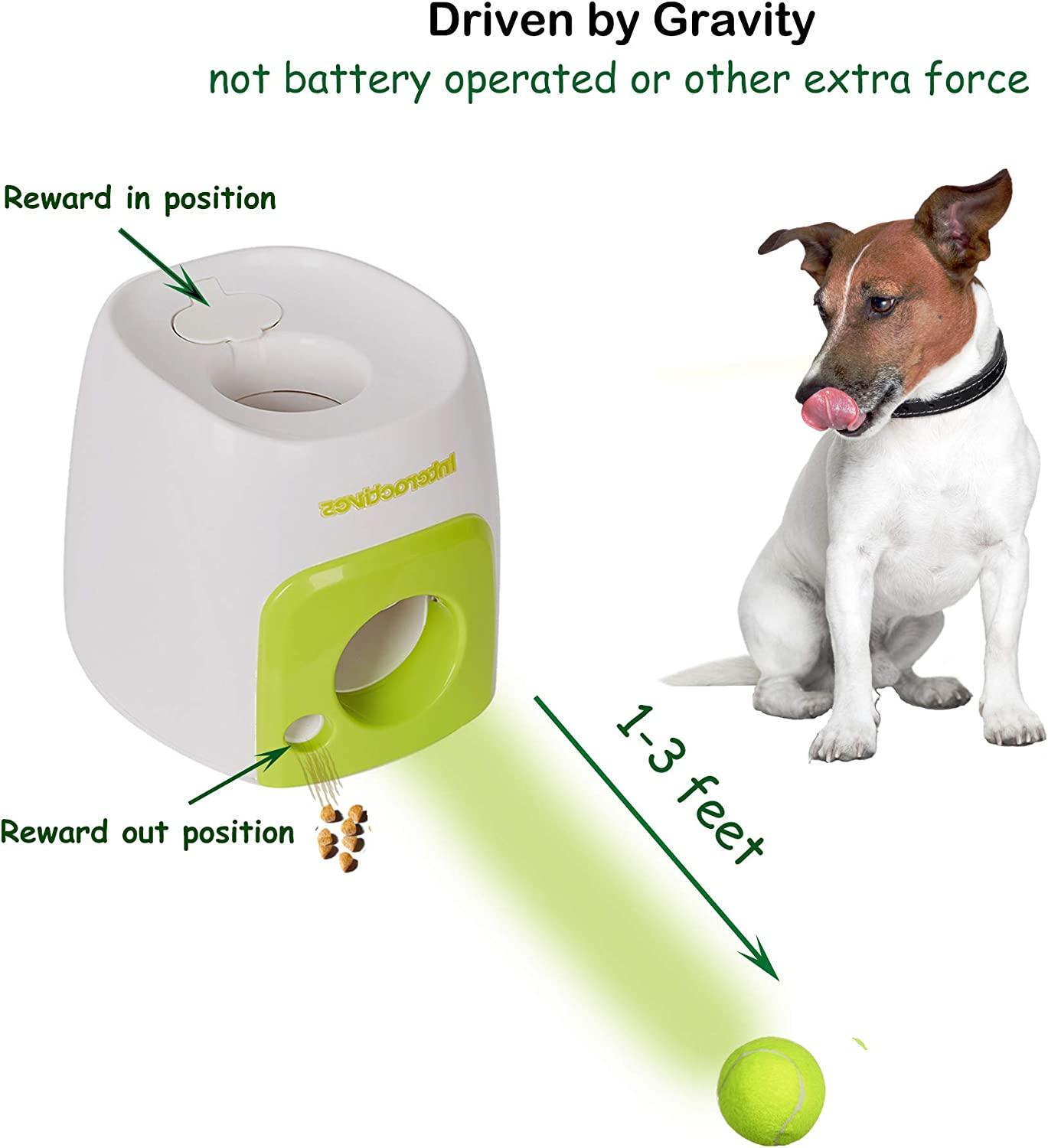 (Out of Stock) Interactive Dog Toys with Tennis Ball, Food Reward Toys for Dogs, Eco-Friendly BPA Free Material