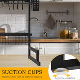 Over The Sink Shelf Dish Drying Rack Stainless Steel Multifunctional Tableware Drainer