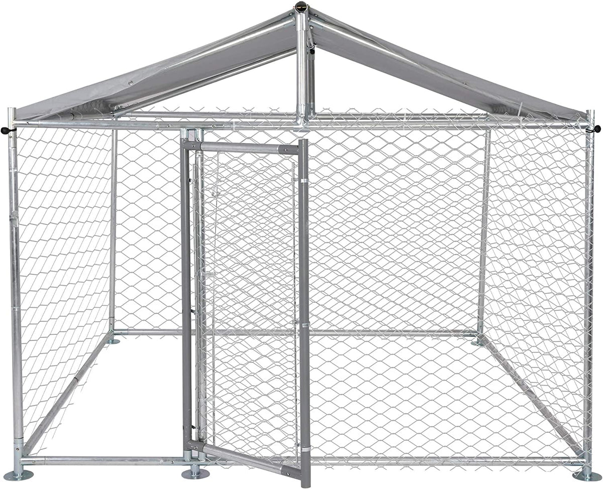 Outdoor Dog Kennel Galvanized Mesh Steel Dog Chain Link Fence Playpen