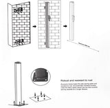 Retractable Side Awning Outdoor Privacy Screen Shade 118"x 78.7", Gray