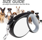 Retractable Dog Leash Heavy Duty Pet Walking Leash with 16.5ft Tangle Free Tape