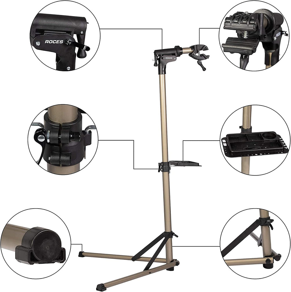 conquer portable home bike repair stand adjustable height bicycle stand