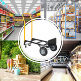 2-in-1 Convertible Multipurpose Dolly/Cart Hand Truck Heavy Duty Platform Cart  with Swivel Wheels 330 Lbs Capacity