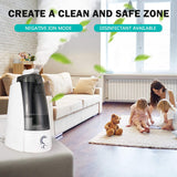 Quiet Ultrasonic Cool Mist Humidifier 5L with Auto Shut-Off Adjustable Mist Output