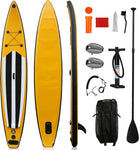 Inflatable Paddle Boards Ultra-Light Stand Up Paddle Board Surf Board Non-Slip Deck w/ Carry Bag Bottom Fin Paddling Surf Control
