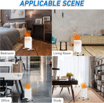 750W Wall-Mounted Electric Space Heater with Adjustable Thermostat, Portable Convection Freestanding Heater