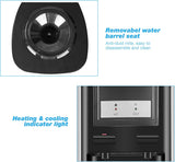 5 Gallons Hot and Cold Water Cooler Dispenser for Top Loading for Home w/ Child Safety Lock