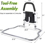 Bed Rails for Senior with Organizer Pouch, Bed Assist Rail with Anchor Strap, Medical Bed Safety Handle to Prevent Falls - Bosonshop