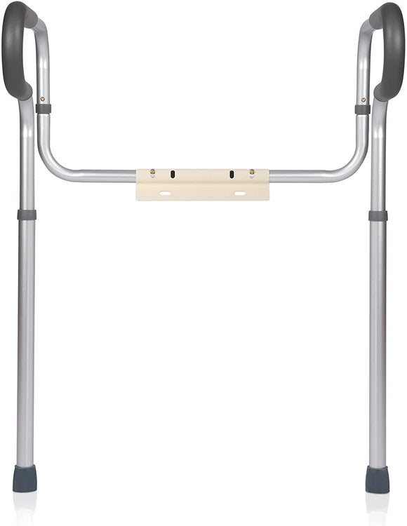 Aluminum Safety Toilet Rail - Handrail Toilet Bars with Adjustable Height