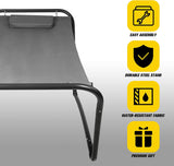 Hammock with Stand & Pillow, Outdoor Patio Portable Camping Hammock