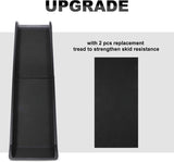 Portable Plastic Dog Car Ramp w/ 2pcs Non-slip Tread, 60"L  x 16" W Folding Travel Pet Safety Ramp