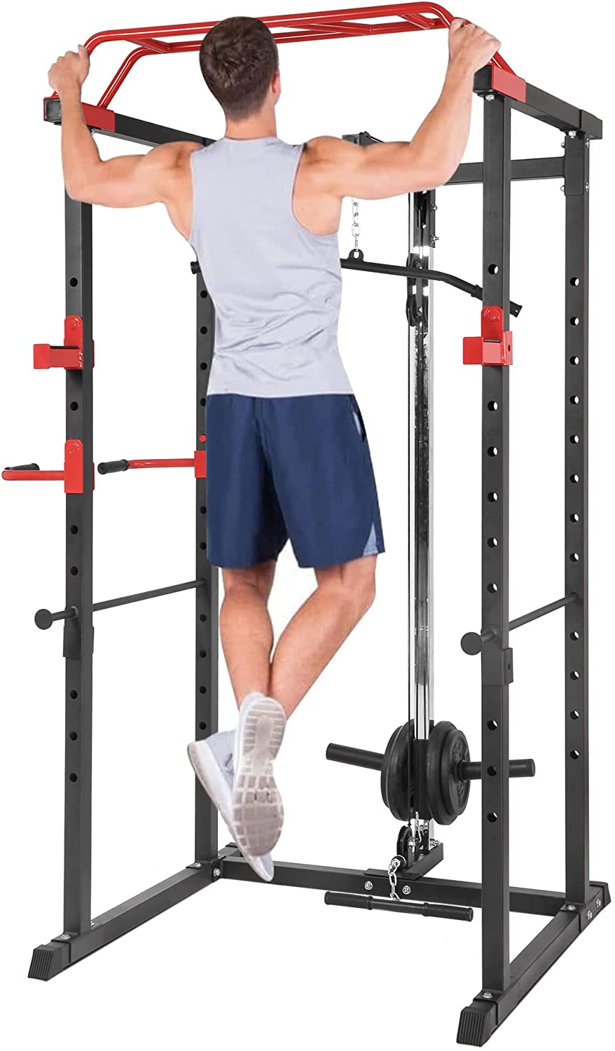 (Out of Stock) Full Body Train Power Rack Squat Cage, Fitness Smith Cage System