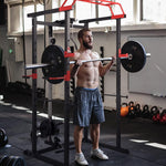 Full Body Train Power Rack Squat Cage, Fitness Smith Cage System