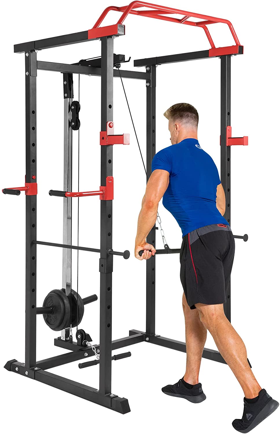 (Out of Stock) Full Body Train Power Rack Squat Cage, Fitness Smith Cage System