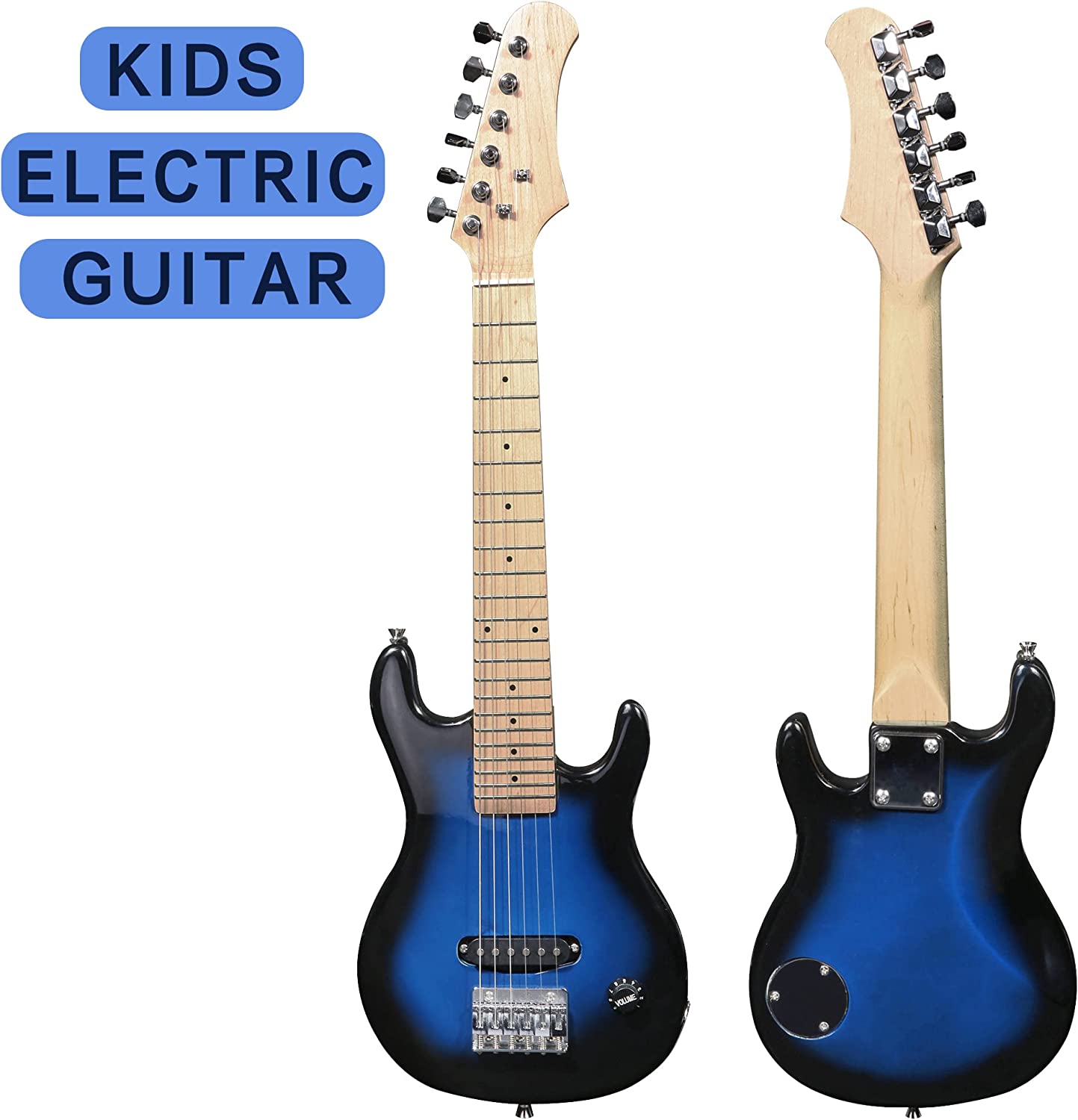 30" Electric Guitar Beginner Kits for Starter Guitar Includes Gig Bag, 5 W Amplifier, 6 Strings, Picks, Cable