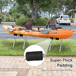 2-Pack Kayak Storage Rack 165 Lbs Capacity Freestanding Kayak Stand
