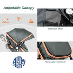 2 In 1 Baby Stroller Newborn Pram Infant Pushchair Bassinet Car with Reversible Seat