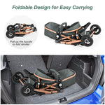 2 In 1 Baby Stroller Newborn Pram Infant Pushchair Bassinet Car with Reversible Seat