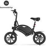 Electric Bike City Bicycle Ebike Folding Portable 14" 250W Adult