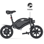 Electric Bike City Bicycle Ebike Folding Portable 14" 250W Adult