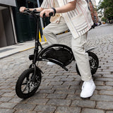 Electric Bike City Bicycle Ebike Folding Portable 14" 250W Adult