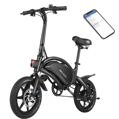 500W Electric Bike Commuting Bicycle Folding City Ebike APP Control