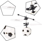 Magic Flying Football Toy for Adults Teens Built-in LED Light Helicopter Ball Toy for Flying Drone