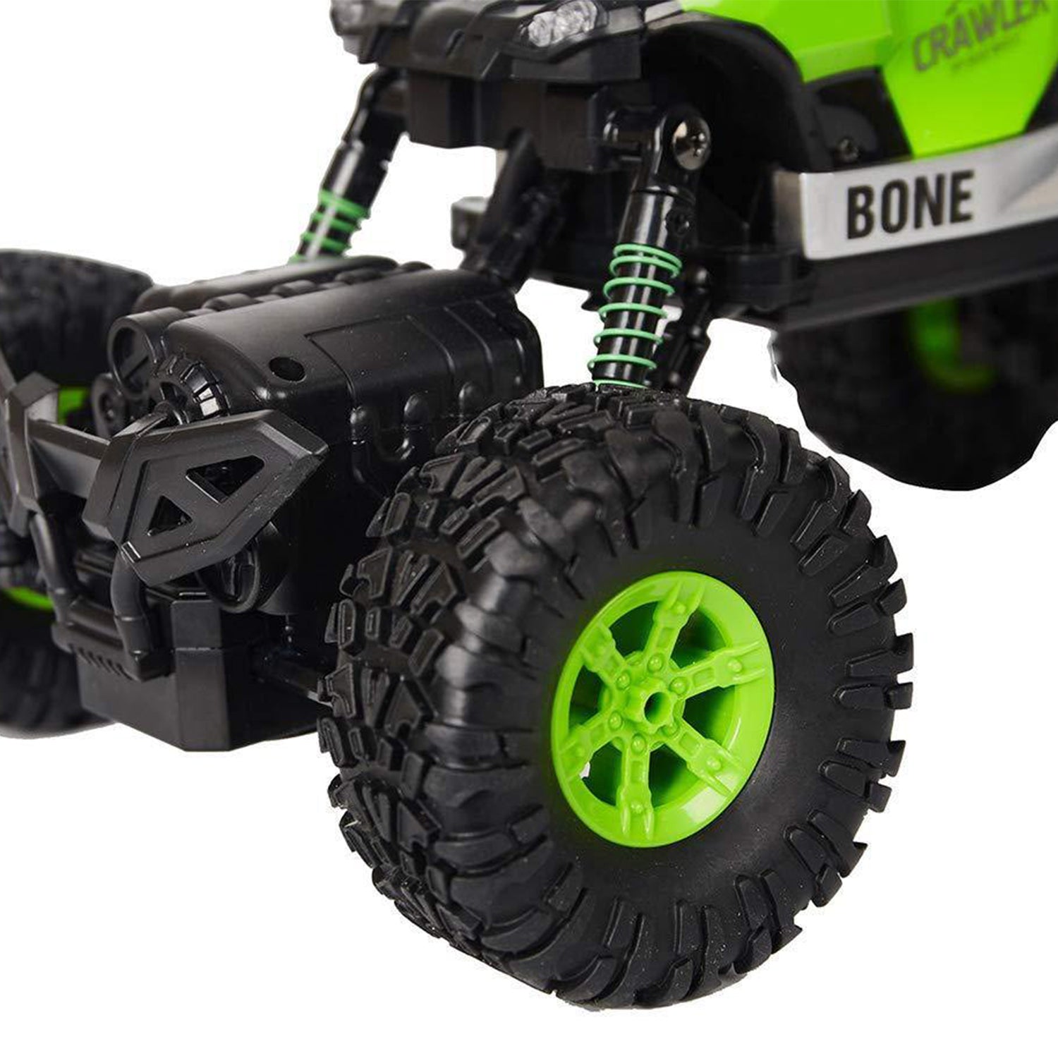 2.4GHz 4WD Off-Road Vehicles 1:16 Remote Control Rock Crawler Truck with WiFi 0.3MP Camera , Green