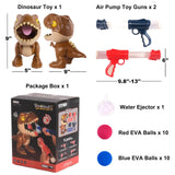 Dinosaur Toys Shooting Target Toy Gun for Kids-Air Pump Shooting Game with 20 Balls